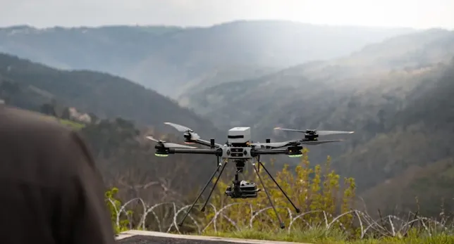 Outdoor drone capture